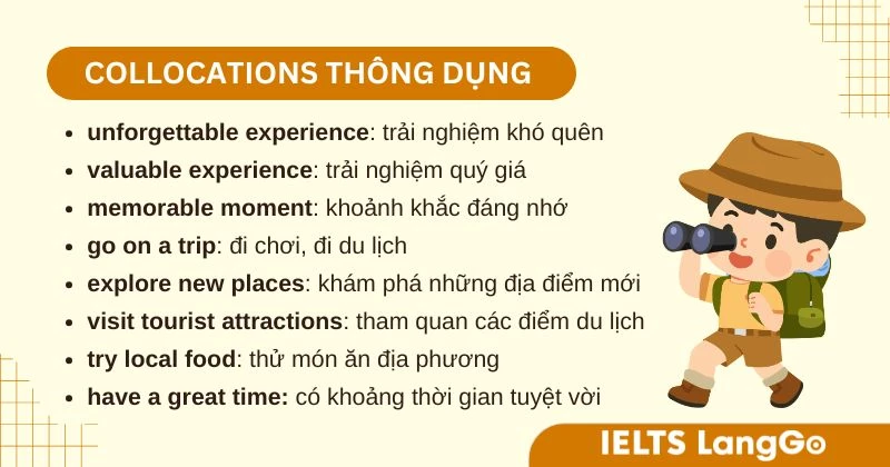 Collocations chủ đề Our Experience