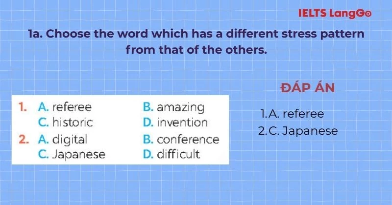 Bài tập 1 Tiếng Anh 8 Review 4 Language Focus