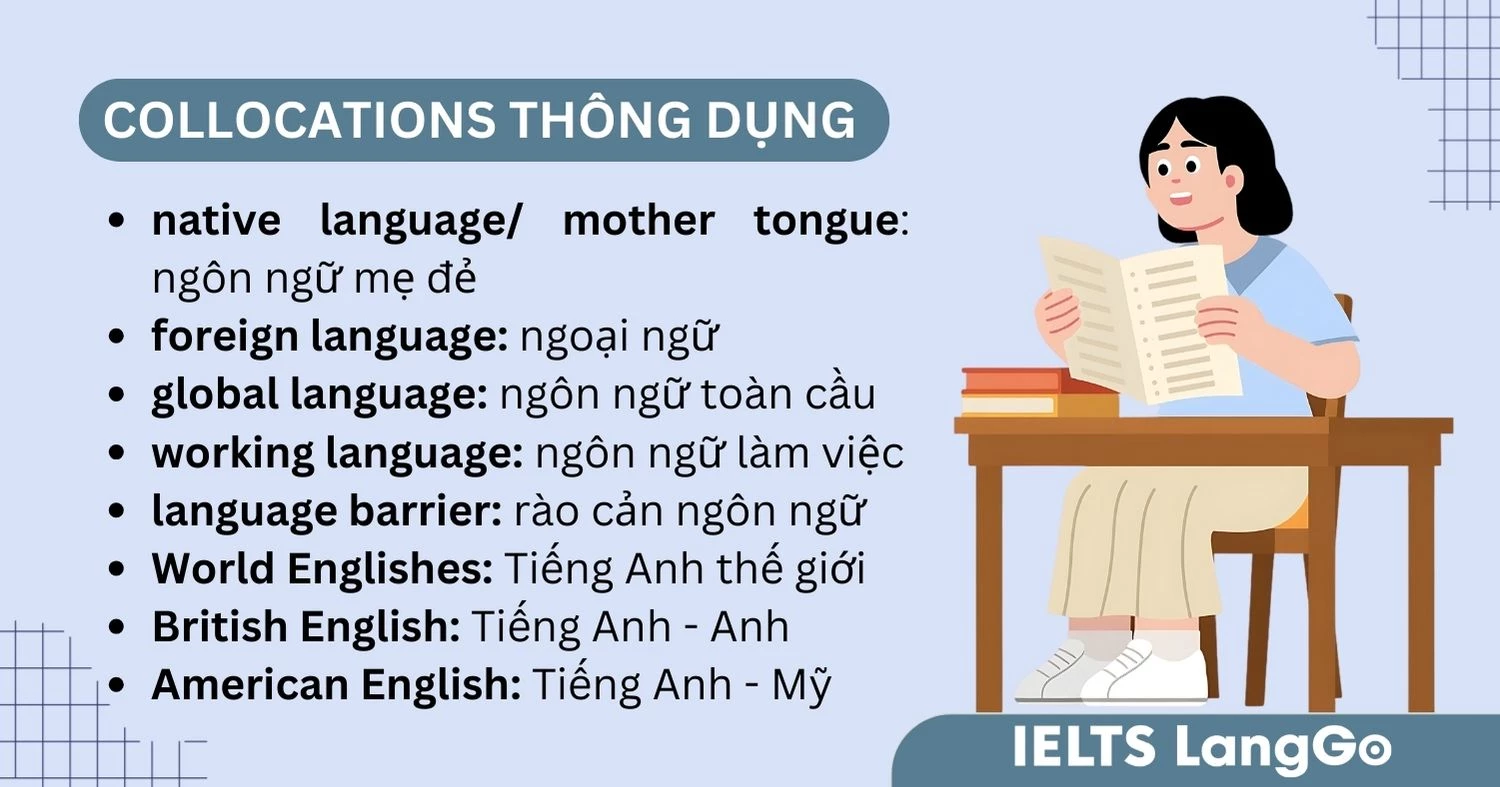 Cụm từ thông dụng về chủ đề World Englishes