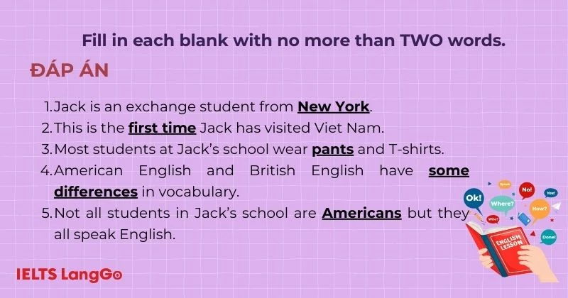 Bài tập 2 Getting Started Unit 9 Tiếng Anh 9