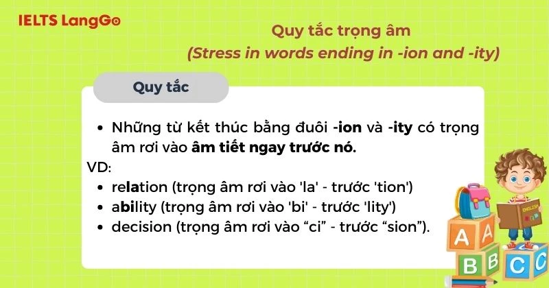 Quy tắc trọng âm A Closer Look 1 Unit 9