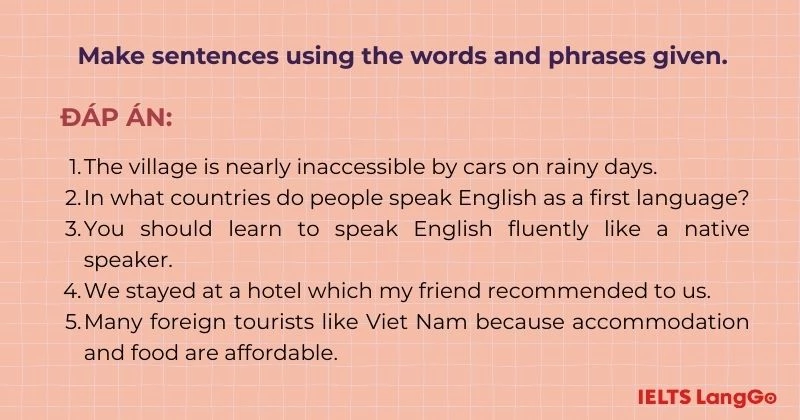 Bài tập 4 Tiếng Anh 9 Review 3 Skills