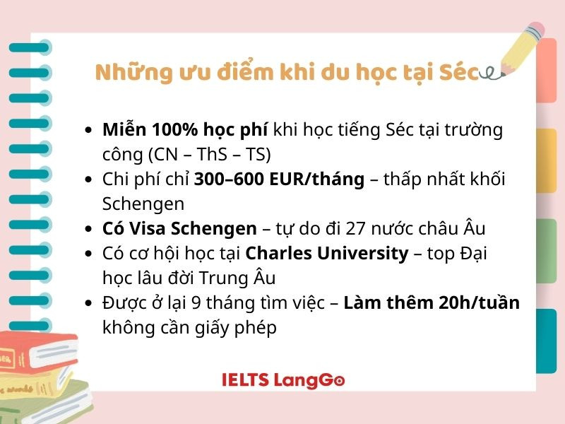 Những điểm cộng này khiến Cộng hòa Séc trở thành bến đỗ du học lý tưởng