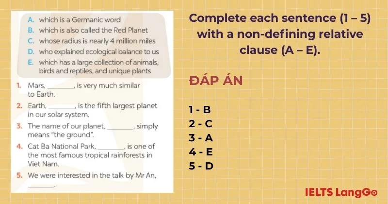 Bài tập 3 Tiếng Anh 9 Unit 10 Skills 2