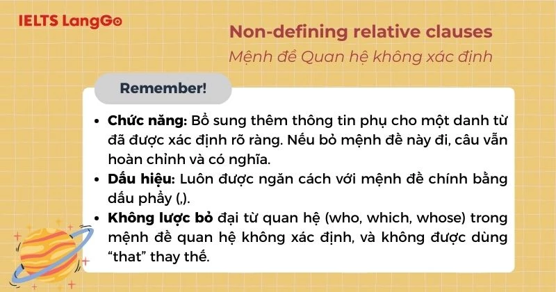 Mệnh đề quan hệ không xác định