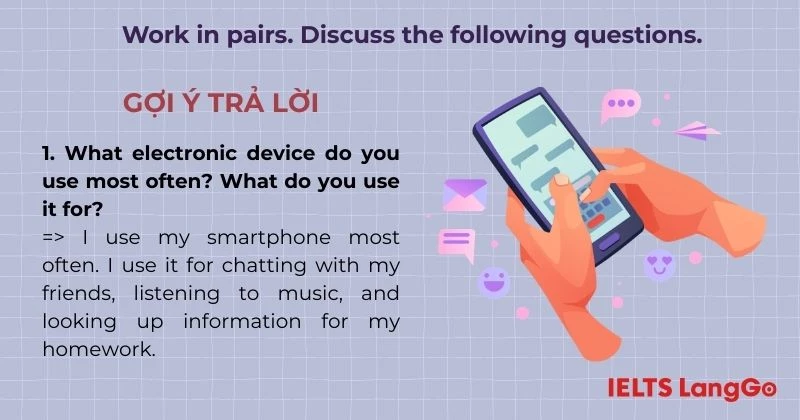 Bài tập 1 Tiếng Anh 9 Unit 11 Skills 1