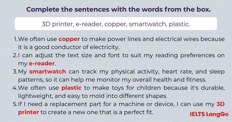Bài tập 2 Tiếng Anh 9 Unit 11 Looking Back
