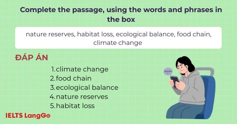 Bài tập 2 Unit 10 Looking Back Tiếng Anh 9