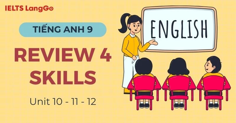 Lời giải Tiếng Anh lớp 9 Review 4 Skills Global Success chi tiết