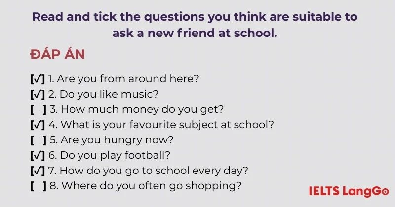 Bài tập 3 Tiếng Anh 6 Unit 1 Communication