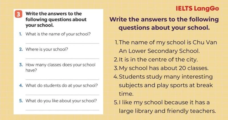 Bài tập 3 Tiếng Anh 6 Unit 1 Skills 2