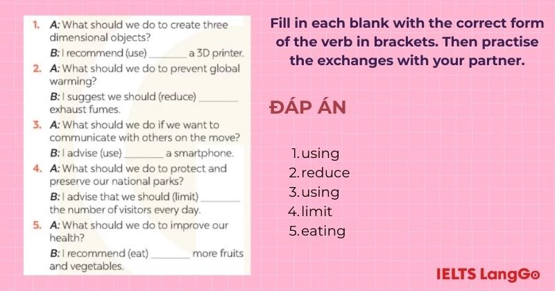 Bài tập 4 Tiếng Anh 9 Unit 11 A Closer Look 2