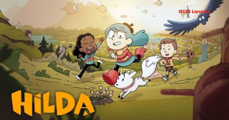 Bộ phim Hilda có đồ họa nhẹ nhàng, tươi sáng và nội dung hấp dẫn cho trẻ