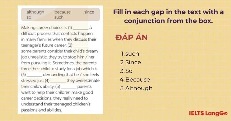 Bài tập 4 Tiếng Anh 9 Unit 12 Looking Back