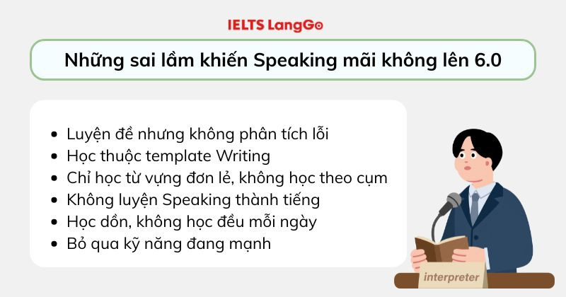 Những sai lầm cần tránh khi ôn thi IELTS ở bất kỳ band nào