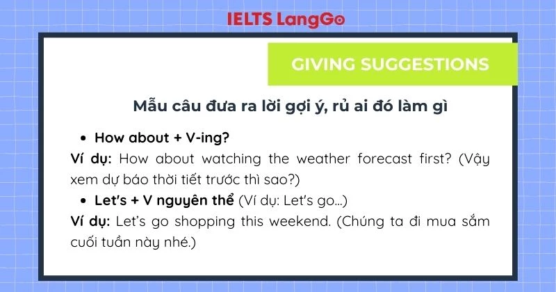 Mẫu câu rủ ai đó làm gì