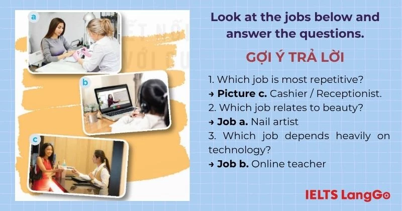 Bài tập 1 Tiếng Anh 9 Unit 12 Skills 1