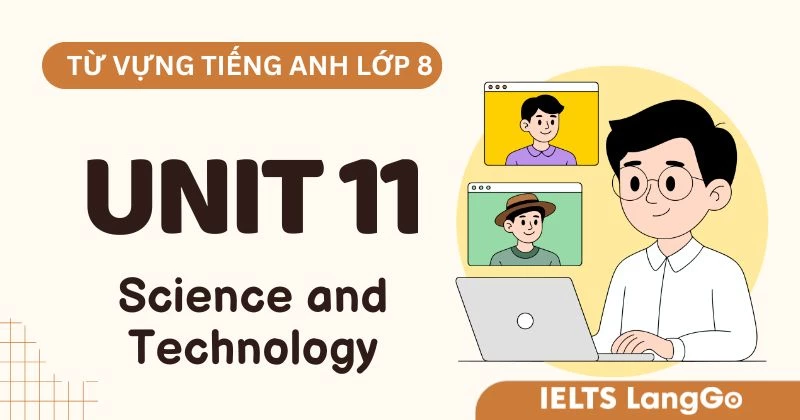 Từ vựng Unit 11 lớp 8 Global Success: Science and Technology