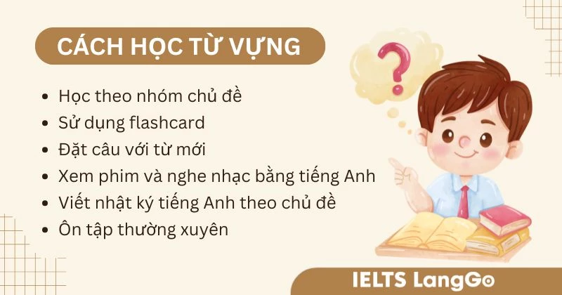 Cách học từ vựng tiếng Anh lớp 8 hiệu quả