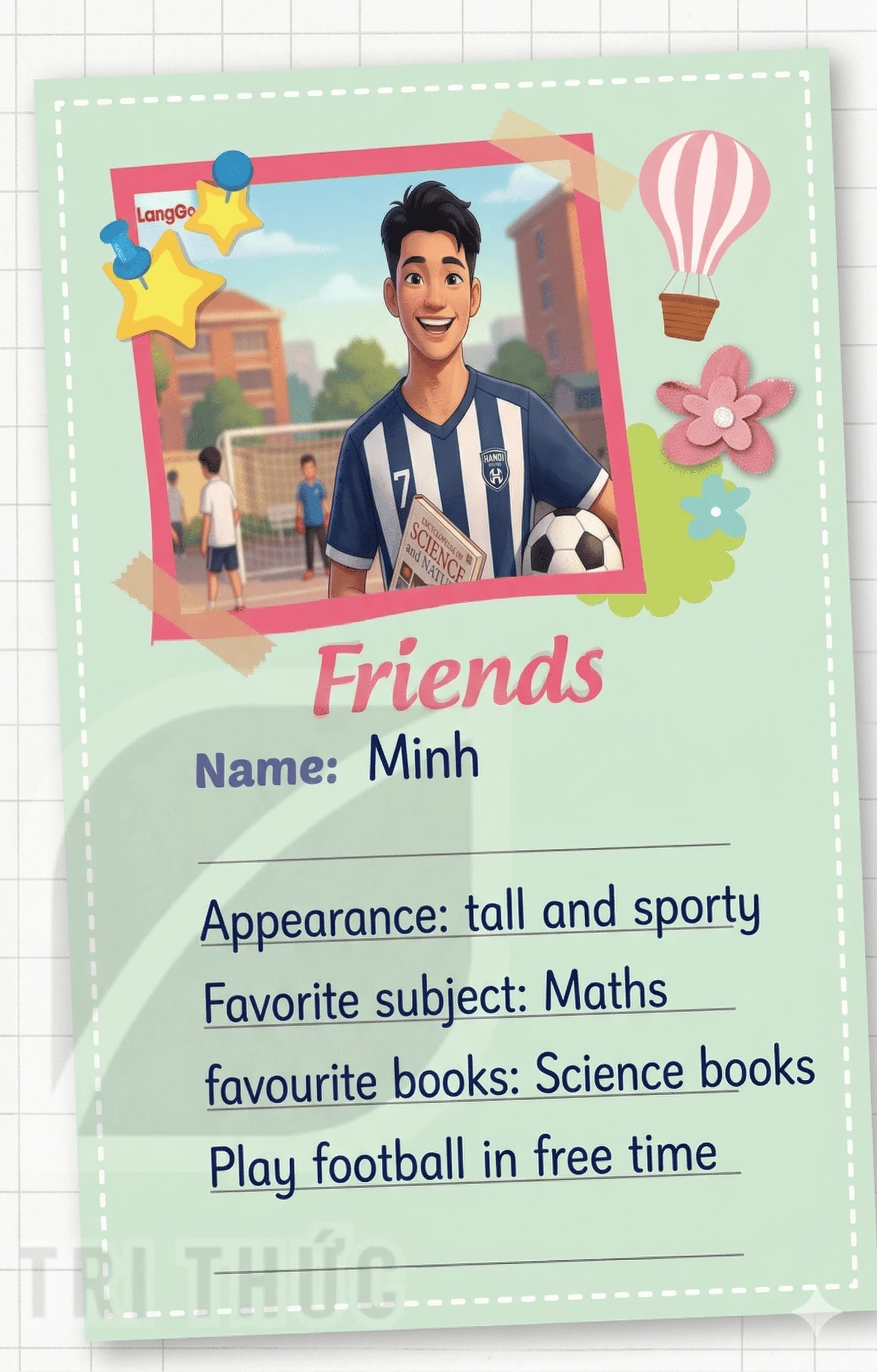 Poster mẫu Project Unit 3 lớp 6