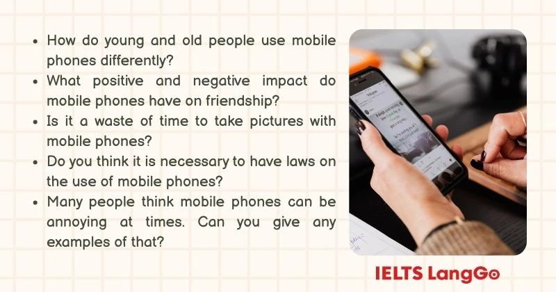 Describe an occasion when you were not allowed to use your mobile phone Part 3