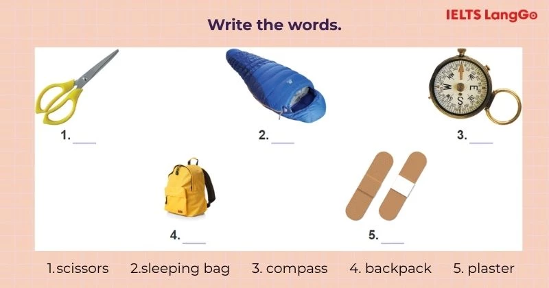 Bài tập 3 Tiếng Anh 6 Unit 5 Looking Back