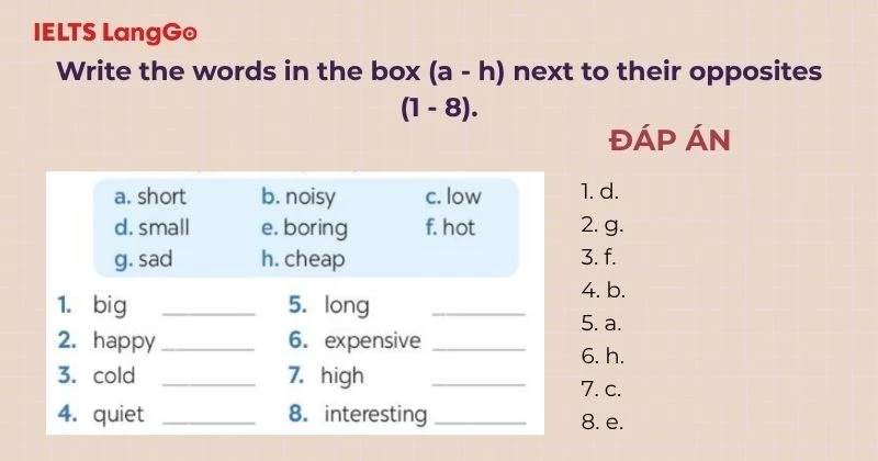 Bài tập 2 Tiếng Anh 6 Review 2 Language