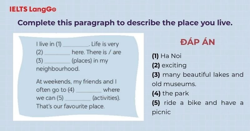 Bài tập 5 Tiếng Anh 6 Review 2 Skills