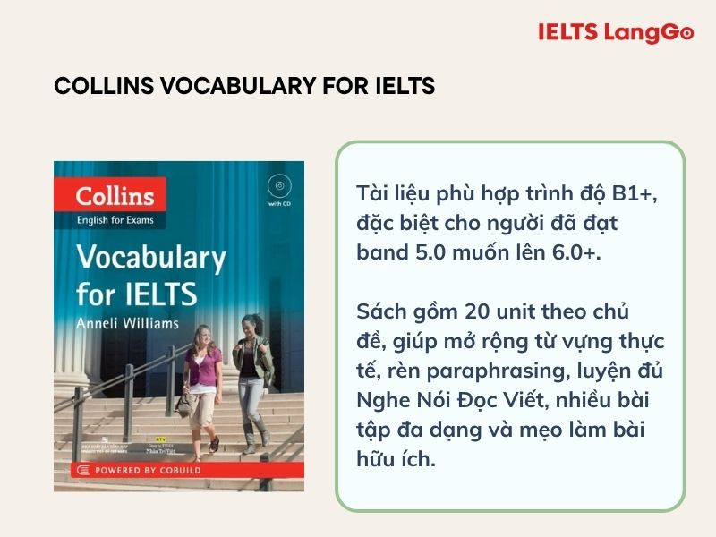 Cuốn sách từ vựng đầy đủ giúp bạn chinh phục band 6.0-7.0 IELTS