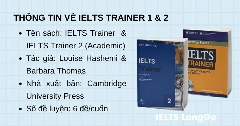 Thông tin chung về bộ sách IELTS Trainer 1 & 2