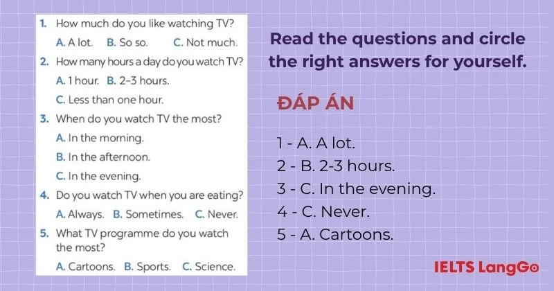 Bài tập 3 Tiếng Anh 7 Unit 7 Skills 2