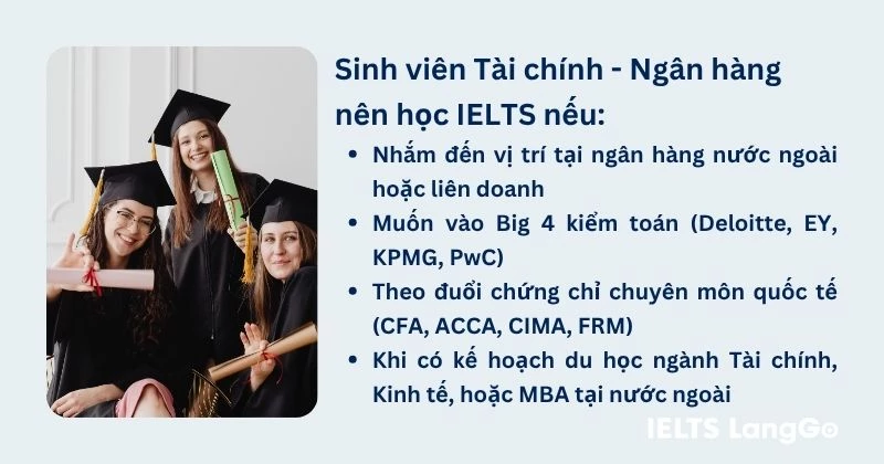 Khi nào sinh viên Tài chính - Ngân hàng nên học IELTS?