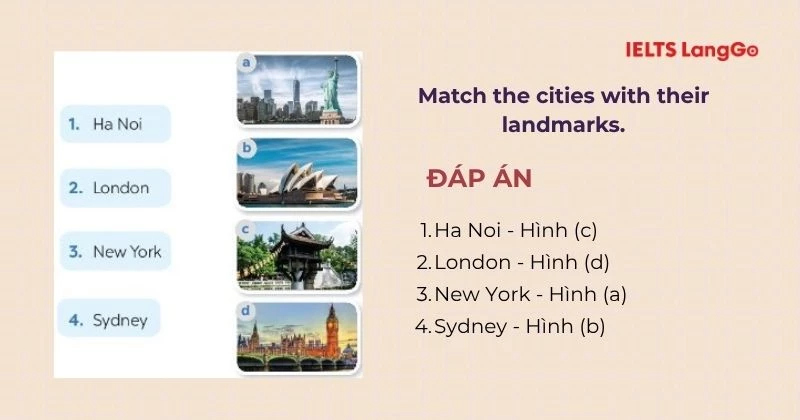 Bài tập 4 Tiếng Anh 6 Unit 9 Getting Started