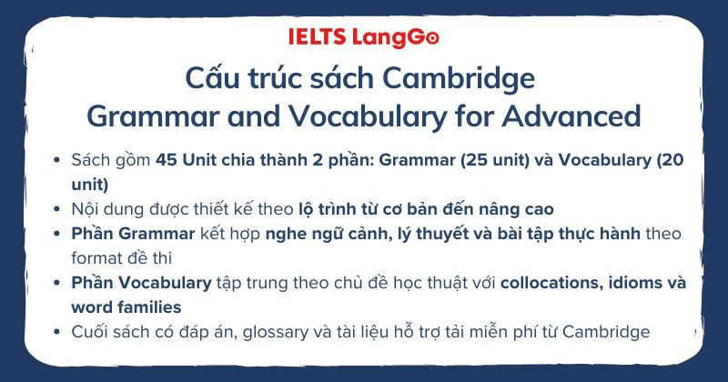 Một cuốn sách có cấu trúc hoàn chỉnh và hỗ trợ thực hành tốt