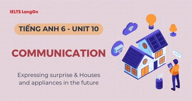 Giải Tiếng Anh lớp 6 Unit 10 Communication: Our houses in the future