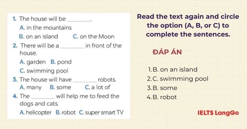 Bài tập 3 Tiếng Anh 6 Unit 10 Skills 1
