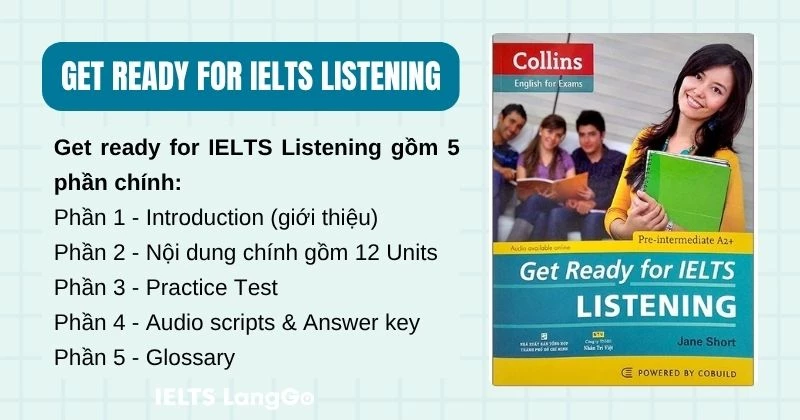 Download Get ready for IELTS Listening Audio + PDF để luyện nghe IELTS