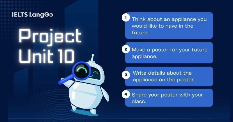 Yêu cầu Tiếng Anh 6 Unit 10 Project