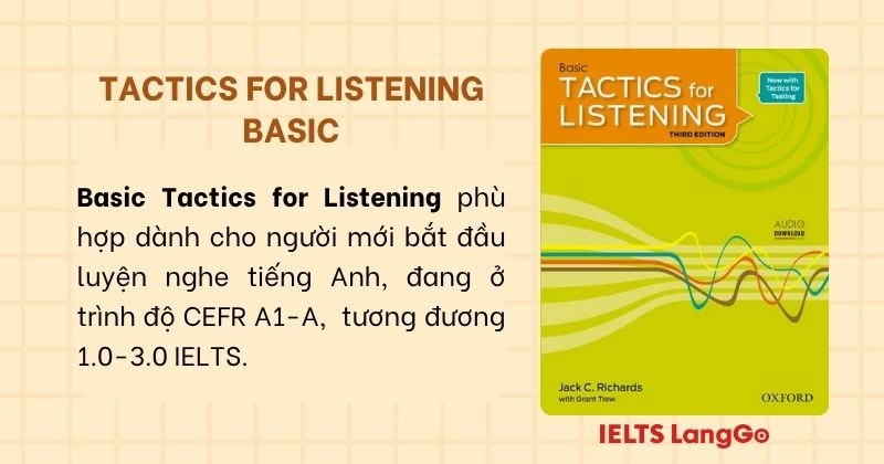 Tactics for Listening Basic