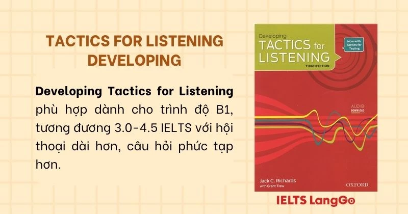 Tactics for Listening Developing