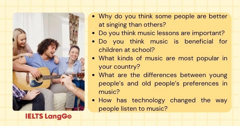 Describe a friend of yours who likes to sing Part 3