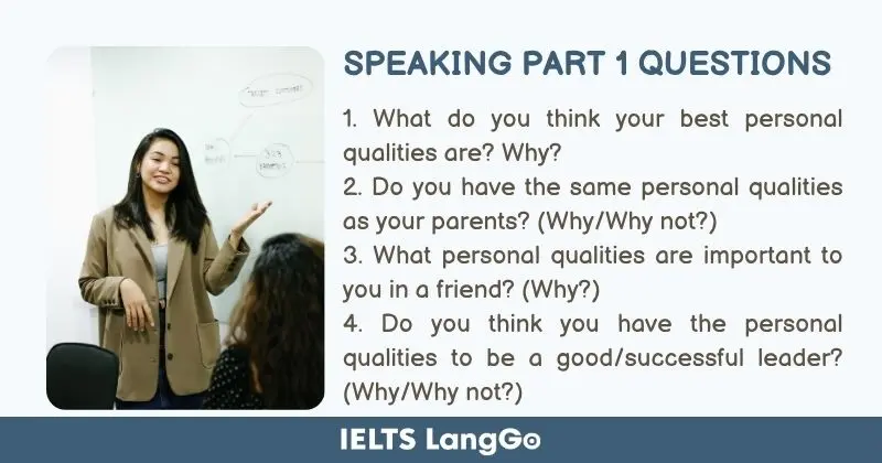 Cambridge 20 Test 4 Speaking Part 1 Questions