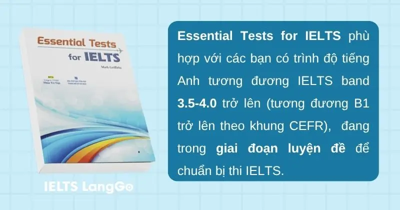 Essential Tests for IELTS phù hợp với đối tượng nào?