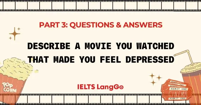 IELTS Speaking Part 3 Topic Film and Movie