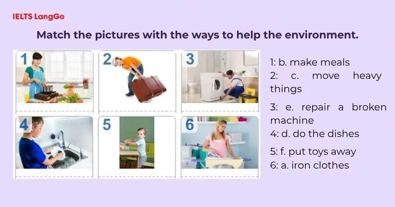 Bài tập 4 Tiếng Anh 6 Unit 12 Getting Started
