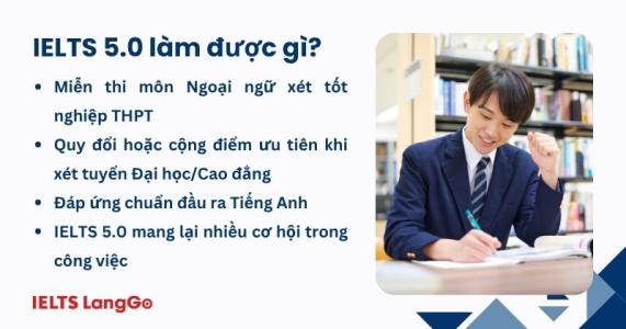 IELTS 5.0 mang lại nhiều cơ hội trong công việc và học tập