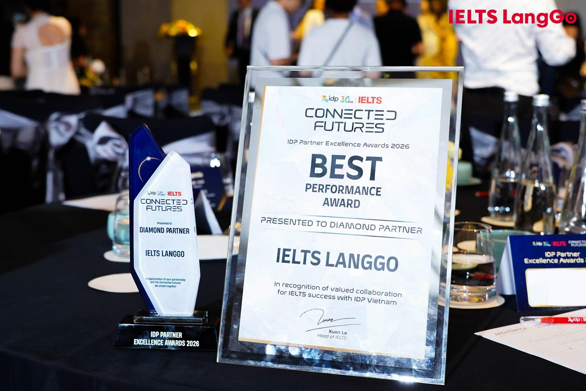 IELTS LangGo là Đối tác Kim cương của IDP Việt Nam