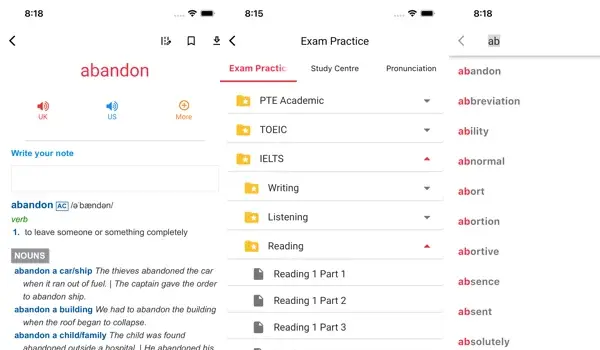 Phần mềm học Collocation hiệu quả IELTS Collocation PRO