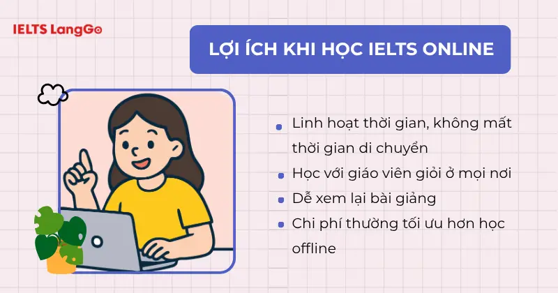 Lợi ích khi học IELTS Online