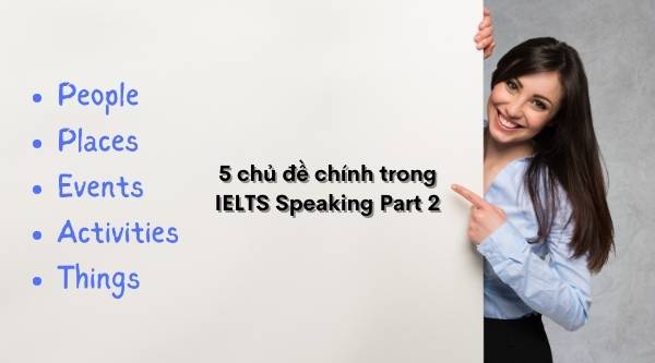 5 chủ đề chính trong IELTS Speaking Part 2